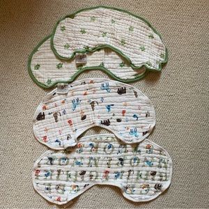 Aden and Anais BOUTIQUE COTTON MUSLIN BURPY BIBS